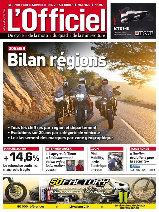 Cover image for L'Officiel du Cycle